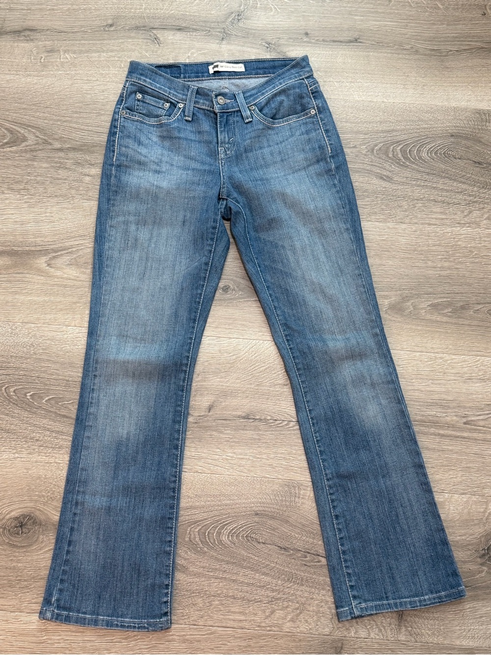 Levi’s 529 Curvy Boot Cut Jeans Women’s 4M Medium Wash Stretch Denim